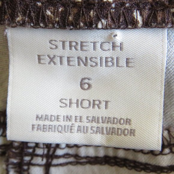 Van Heusen* Women's Extensible Stretch BOHO Print 2.5" Waist Leggings~ Size 6 - Picture 4 of 11